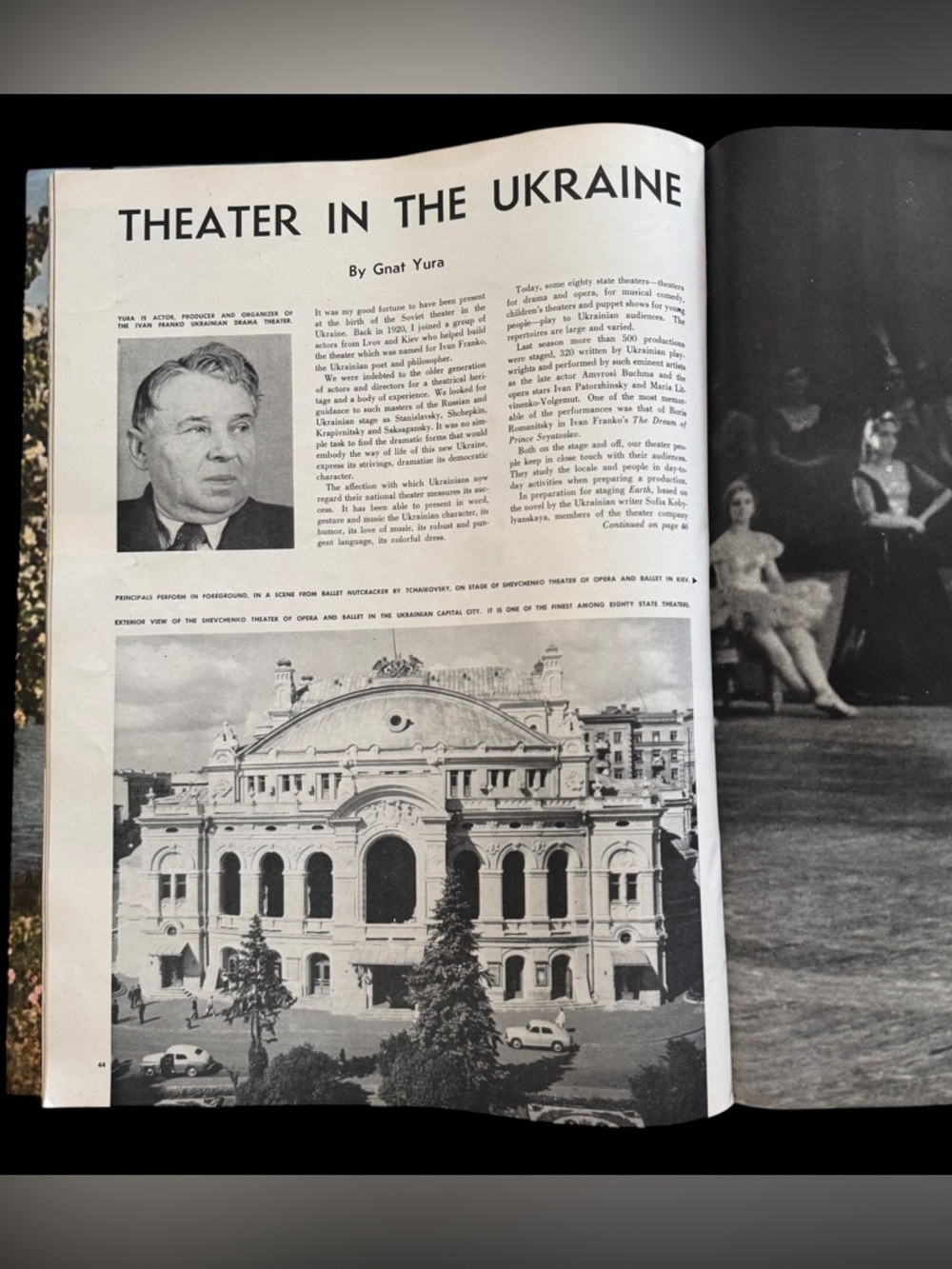 USSR Illustrated Monthly No 8 1957 Soviet Ukraine Cold War Pre-Sputnik Magazine - Picture 2 of 10